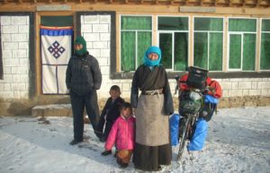 tour du monde à vélo, tibet l'hiver, béatrice maine