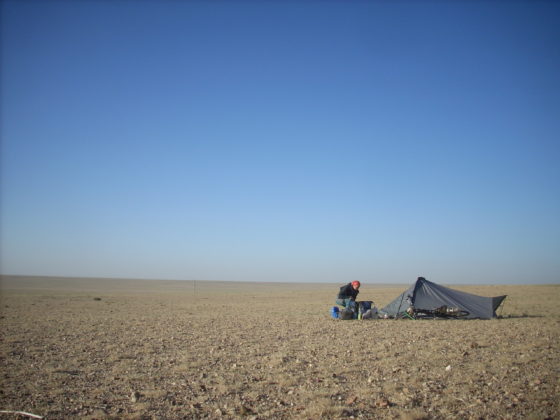 tour du monde à vélo, béatrice maine. Que du silence