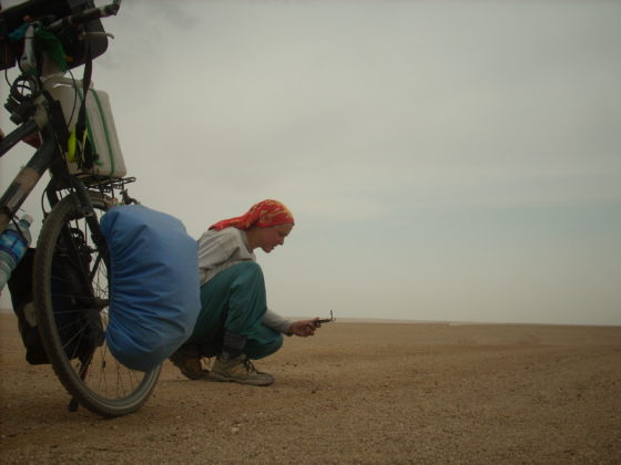 Beatrice maine Tour du monde à vélo Mongolie Silence